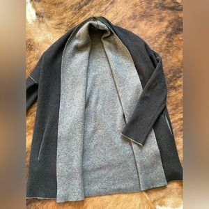 VINCE grey and black coat